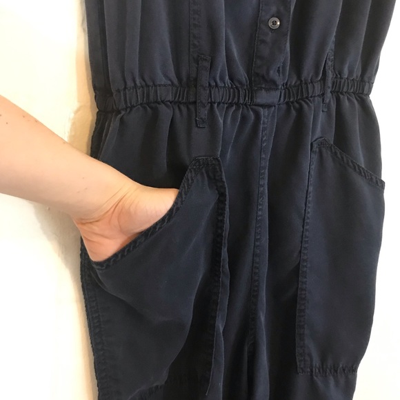 SOLD Hei Hei Navy Blue Jumpsuit Bomber Suit - Picture 5 of 8